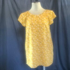 Abercrombie & Fitch Yellow Floral Dress
